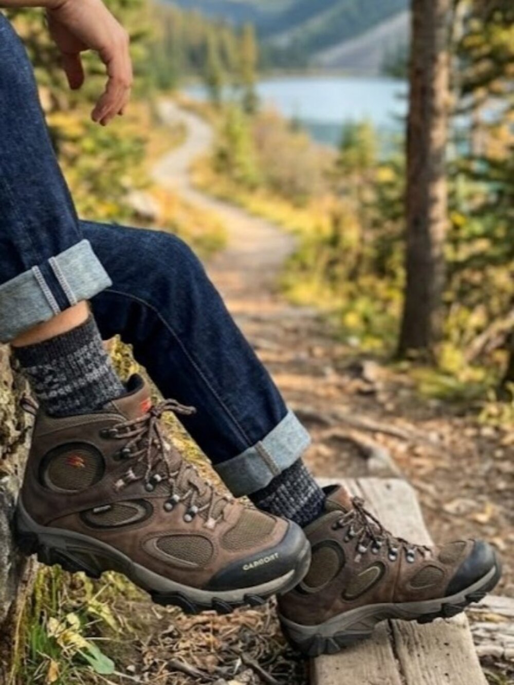Garmont Gore Tex Hiking Boots Vibram Trail Boots Mens 9.5
